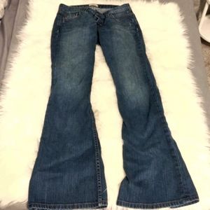 BKE star 20 stretch flare jeans. Size 27 by 35.5